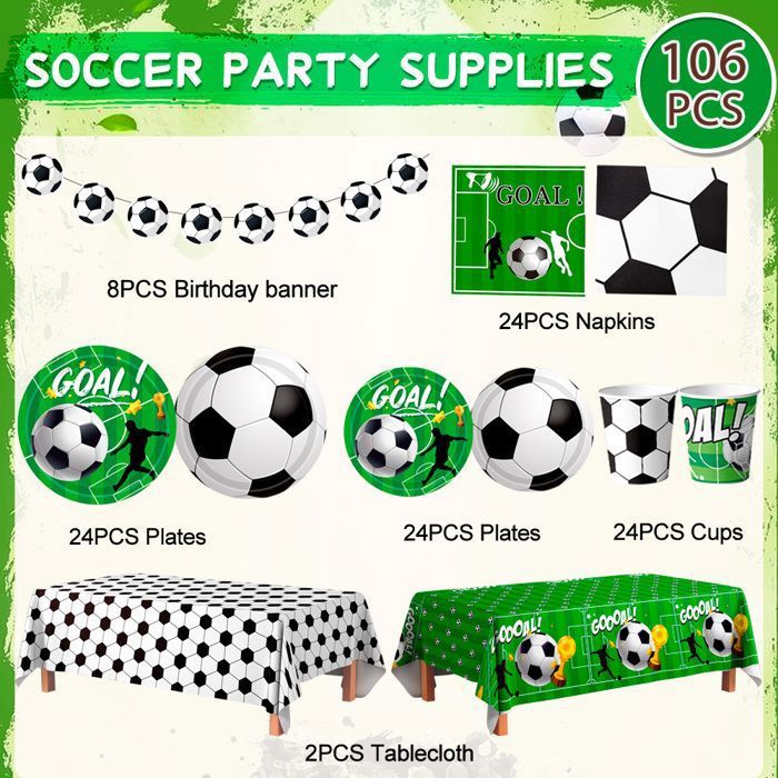 Décoration de Fête, 80Pcs Football Pinata Anniversaire Garcon, Petits Décoration de Fête, 80Pcs Football Pinata Anniversaire Garcon, Petits