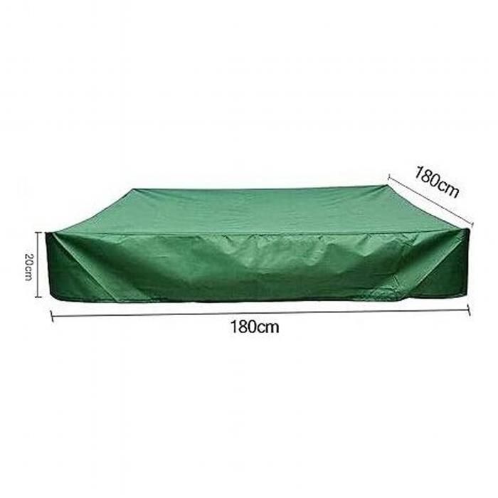 Bâche De Protection Pour Bac à Sable – Tissu Oxford Imperméable – 120x120 Cm Ou 150x150 Cm – Anti-poussière