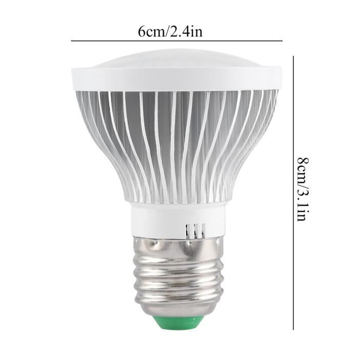 Ampoule Horticole E27 Led Pour Plantes, 30w E27 Avec 40led Lampe