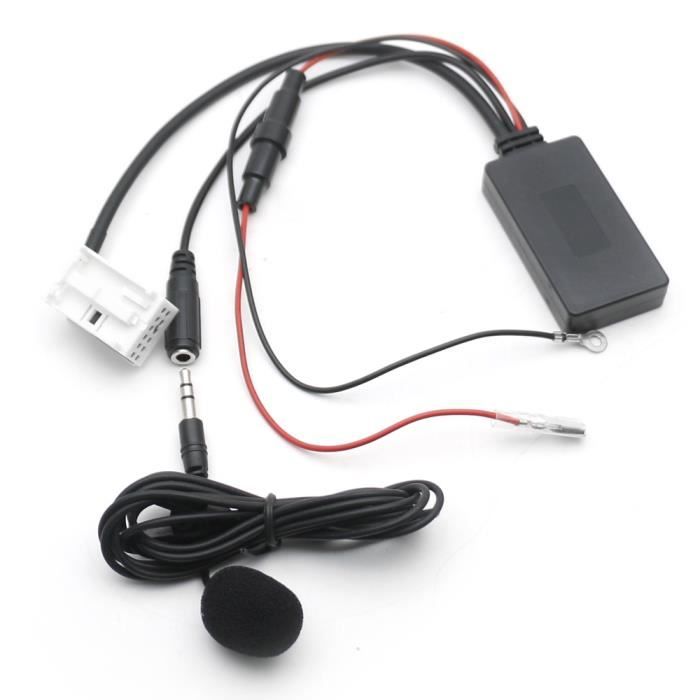 Adaptateur de Câble Auxiliaire Bluetooth Audio de Voiture avec Kit de  Microphone pour E60 E63 E90 LOVIVER - Cdiscount Informatique