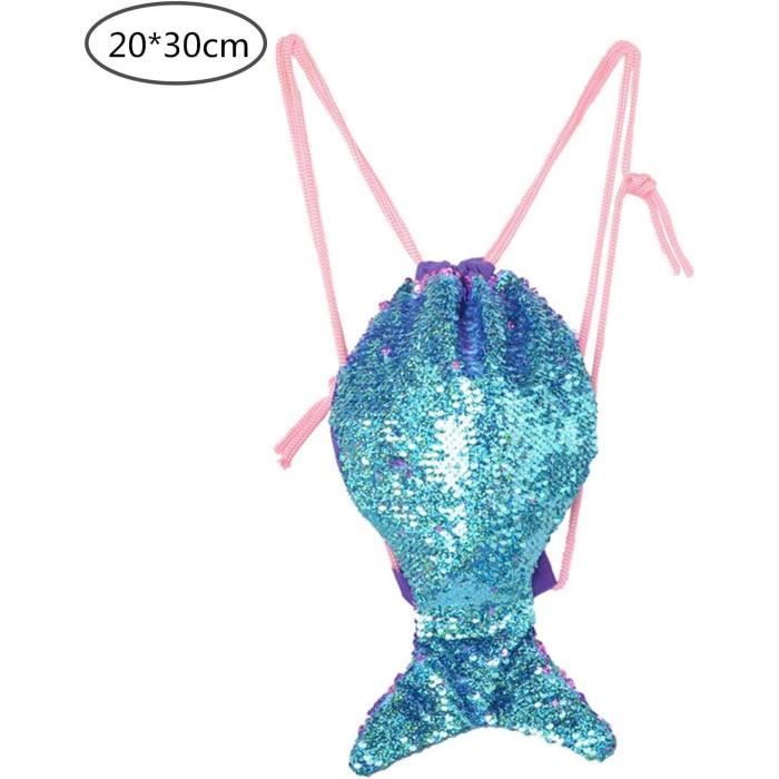 Sac Dos Paillet Queue De Sir ne Magique 20 30Cm Sac