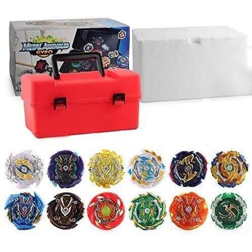 INFINITY NADO Toupie Pour Enfants Jouets Métalliques Garçons, Battle Tops Toupie Launcher, Spinning Tops à Partir De 5 6 7 8 9 10 11 12 Ans Cadeau Starter Pack Fury Wave Dragon