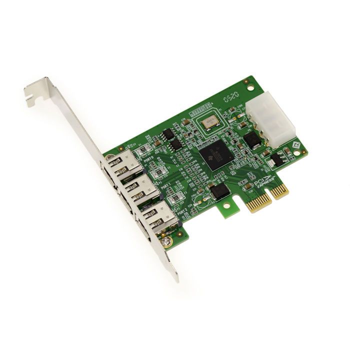 Carte réseau interne Kalea-Informatique Carte contrôleur PCI vers FireWire 400 IEEE1394a 3 Ports