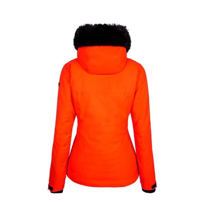 Veste de ski orange femme on sale