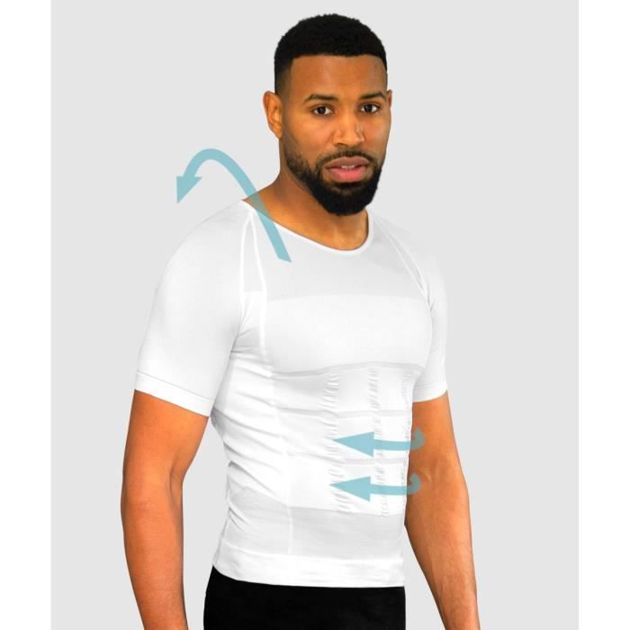 T shirt Correcteur de Posture Homme Anti Mal de Dos