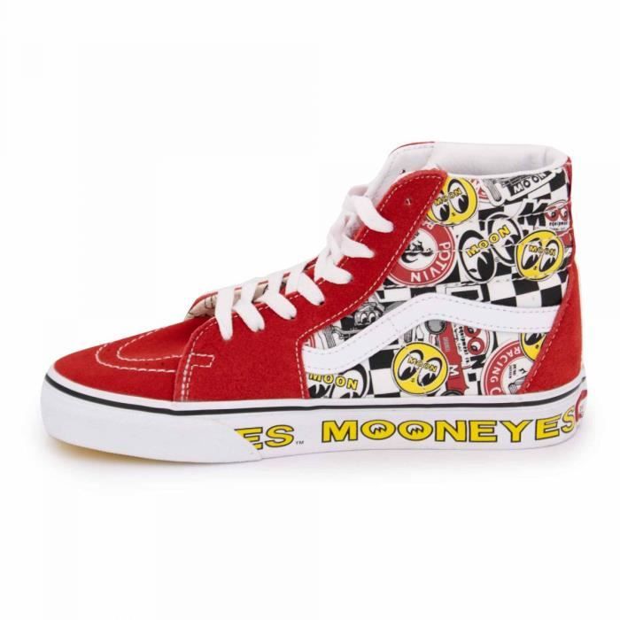 Vans old skool montante femme rouge sales