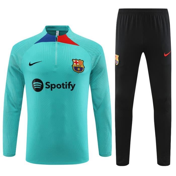 Maillot de Foot Authentique BARCELONAx 2023 2024 Saison Ensemble Survetement Foot Homme Adulte Football Veste Zippee et Pantalon Cdiscount Sport