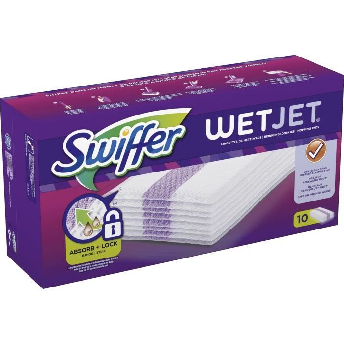 SWIFFER Wet lingettes humides, recharge, 12 lingettes