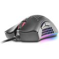 Mars Gaming MMEX Noir, Souris Gamer RGB, 32K DPI, Cable Feather, Switches Optiques-2