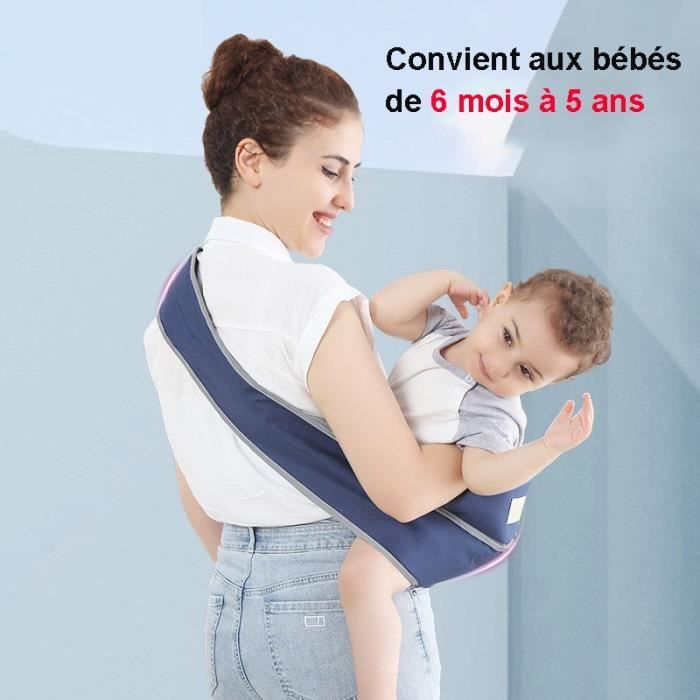 Porte-bébé ergonomique une épaule respirant réglable multicolor