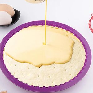 Moule à Tarte 26 Cm En Silicone - Moule à Tarte Aux Fruits, Quiches Et Tartes