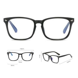 Clip Lunettes Anti-lumière Bleue J.K.L. - Verres Transparents, Monture Transparente, Garantie 3 Ans
