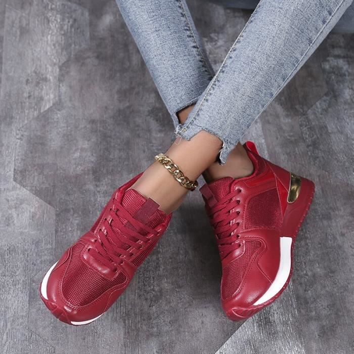 Basket rouge pour femme hotsell