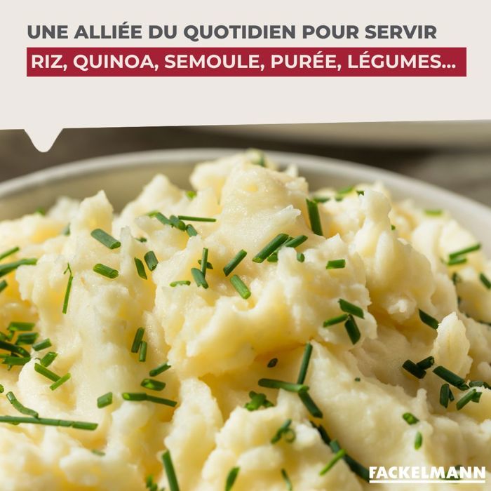 Ensemble de 2 Louches de cuisine inox 28 cm Fackelmann Oxford