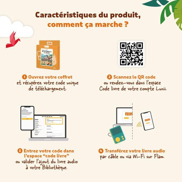 Console Educative - Coffret Panique Robotique - Lunii - Livre audio interactif dès 9 ans