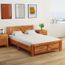 Coco Cadre De Lit Bois D Acacia Massif 140 X 200 Cm Achat