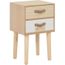 Table De Chevet Table De Nuit Scandinave Contemporain Avec 2