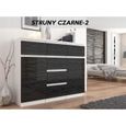 Monaco W2 Commode Contemporaine Meuble Rangement Chambre Salon