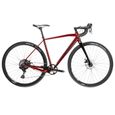 Vélo aluminium Kross Esker 2.0 28 19 - rouge - 19 pouces / 140-165 cm-0