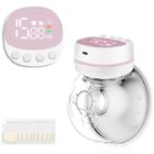 Tire-lait Électrique BYONDSELF®, 5 Modes, 15 Niveaux, 180 ml, Silencieux, avec 10 Sachets de Conservation du Lait, Rose