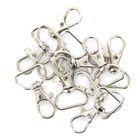 FOXNOVO 10pcs pivotante 360 degrés Trigger mousquetons (Silver)