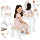 Jouet d'imitation- Coiffeuse enfant en Bois- Mamabrum- Maquillage Dresser Bois- Accessoires