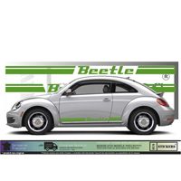 Volkswagen bande new beetle - VERT - Kit Complet - Tuning Sticker Autocollant Graphic Decals