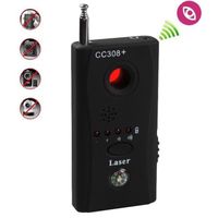 Détecteur de caméra espion GPS GSM Laser WIFI sans fil CC308+ Noir