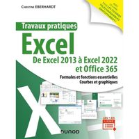 Travaux pratiques Excel - De Excel 2013 à Excel 2022 et Office 365