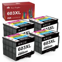 Toner Kingdom 603XL 16 Cartouches d'encre pour Epson 603 XL Compatible pour Epson Expression Home XP-3100 XP-4100 XP-2100 XP-2105