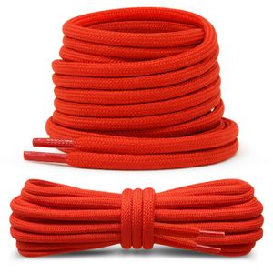 LACET  Lacets ronds et épais rouges, 75 cm, Diamètre 4 mm