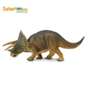FIGURINE - PERSONNAGE Figurine d'animal préhistorique pour enfants, Modèle de dinosaures tricératops, Jouet D37, Jouet classique po