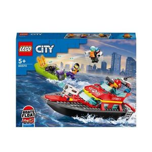 ASSEMBLAGE CONSTRUCTION LEGO® City 60373 Le bateau de sauvetage des pompie