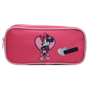 Trousse Double Fermeture 85x225x70mm Minnie Disney AST1243 