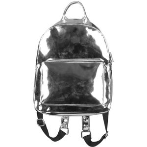 Sac à shop dos argenté