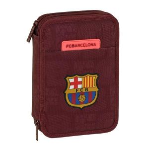 230 x 110 mm 19//20 Officiel Double Fermeture /éclair Scolaire Trousse FC Barcelona 1a Equip