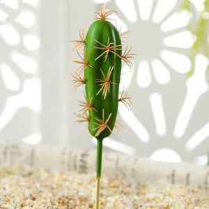 FLEUR ARTIFICIELLE Décoration florale,Cactus artificiel en plastique, succulente plante en Pot, sans Pot, Simulation écologique, décoration - Type 3 -B