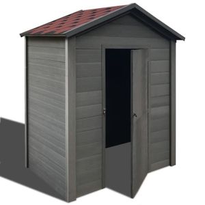 Abri De Stockage De Jardin Wpc 188 X 188 X 264 Cm Gris Achat Vente Abri Jardin Chalet Abri De Stockage De Jardin Cdiscount