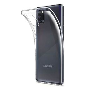COQUE - BUMPER Coque pour Samsung Galaxy A31 - Silicone Gel TPU Transparent Protection Souple Ultra Mince Phonillico®