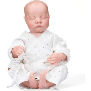 POUPÉE Pinky Reborn - Ensemble cadeau de bébés endormis câlins de 19 pouces (48 cm), garçon, au corps complet.