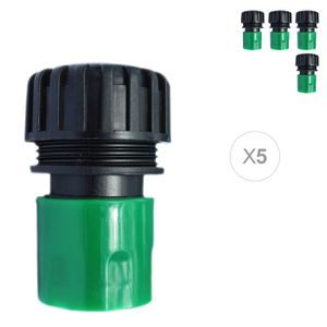 10x 6 voies de distribution Tuyau Connecteur PE-Raccord Système d/'irrigation 17 mm