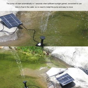 FONTAINE DE JARDIN VINGVO Pompe à eau de fontaine solaire pour jardin