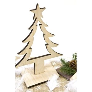 Decoration Sapin De Noel En Bois Achat Vente Pas Cher