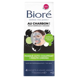 Ensemble-cadeau de la gamme de produits illuminants de Bioré (Contient :  nettoyant, bandes de nettoyage originales pour les pores et disque  exfoliant pour le visage en prime)