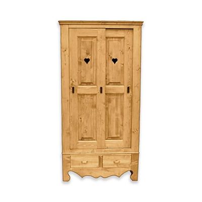 Armoire Chamonix 2 Portes Coulissantes 2 Tiroirs En Pin Massif Achat Vente Armoire De Chambre Armoire Chamonix 2 Portes Cdiscount