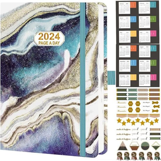 Agenda Journalier - Format A4 - 1 Jour Par Page Avec Heure 365 Jours De... Edition - Les Prix D'Occasion Ou Neuf