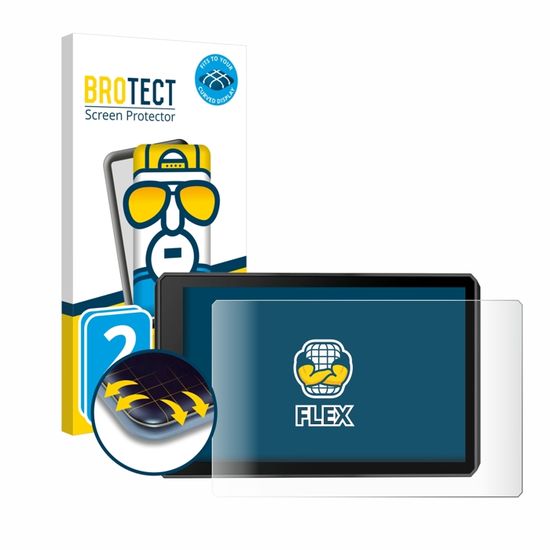 Protection écran Verre Trempé BROTECT Pour Garmin Fenix 6 Solar – 9H Anti-rayures, Transparente, Facile à Poser