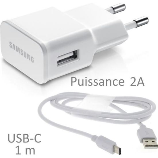 Chargeurs,5V-2A 1M 0.2M charge Rapide câble USB Chargeur de téléphone Pour  Samsung galaxy A10S A220A M30S - Type 1m type c cable