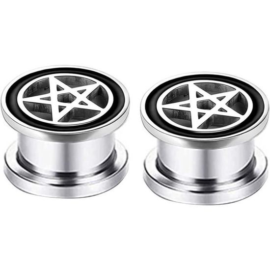 Dilatatore Per Orecchio In Acciaio Chirurgico | 2 Pezzi Da 12G (2mm), Design Comodo E Facile Da Indossare - Foto 3