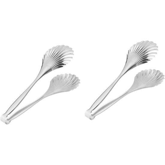Pinces De Service En Inox Et Plastique - 23.5 Cm - Pour Cuisine, Barbecue, Service - Lot Neuf